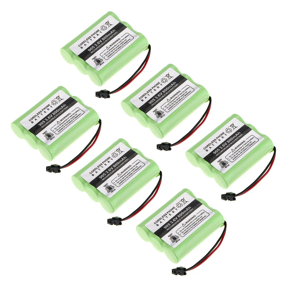 Новые 15 упаковок в комплекте! 800 мАч NI-CD Аккумулятор для телефона Panasonic KX-A36 P-P501 Uniden