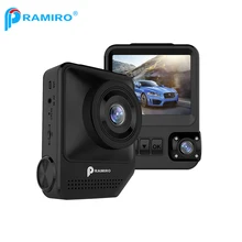 PRAMIRO 2.3 Inch Dual Lens Camera Car DVR Novatek 96658 Sony 323 Sensor Registrator Car Camera T818 With WDR Drive Recorder