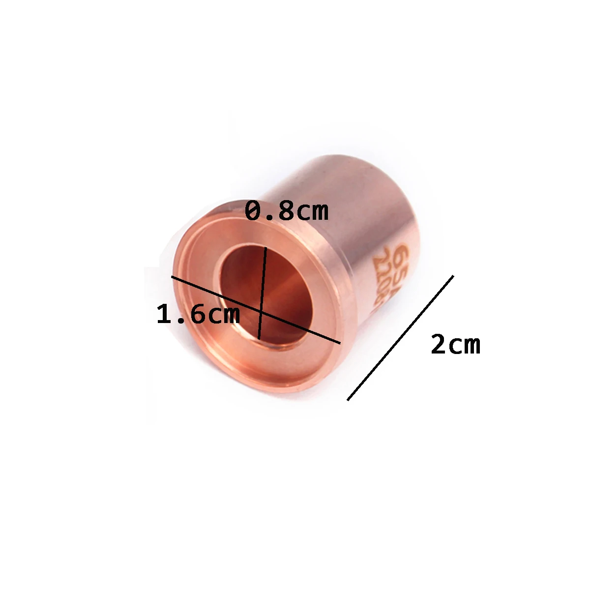 5Pcs 65A Plasma Cutter Kit Red Copper Nozzles Consumables Consumable Nozzle For Cutting Welders Torch