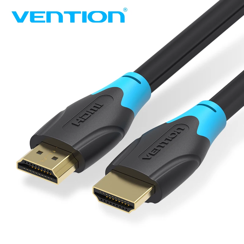 Кабель Vention HDMI 2,0 3D 2160P кабель HDMI 1 м 2 м 3 м 10 м 15 м с Ethernet HDMI адаптер для HDTV ЖК-проектора HDMI 4 к кабель горячий