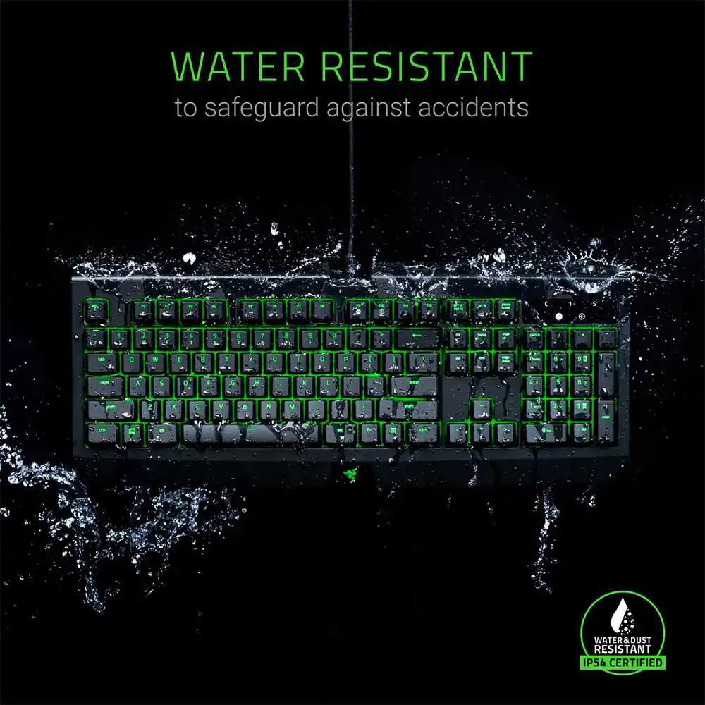 Razer Blackwidow Ultimate Механическая игровая клавиатура 104 клавиш водонепроницаемый