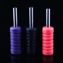 Ручки татуировки для тату оборудования поставка машины аксессуары нескользящий нейлоновый с имитацией татуировки Захват 22 мм