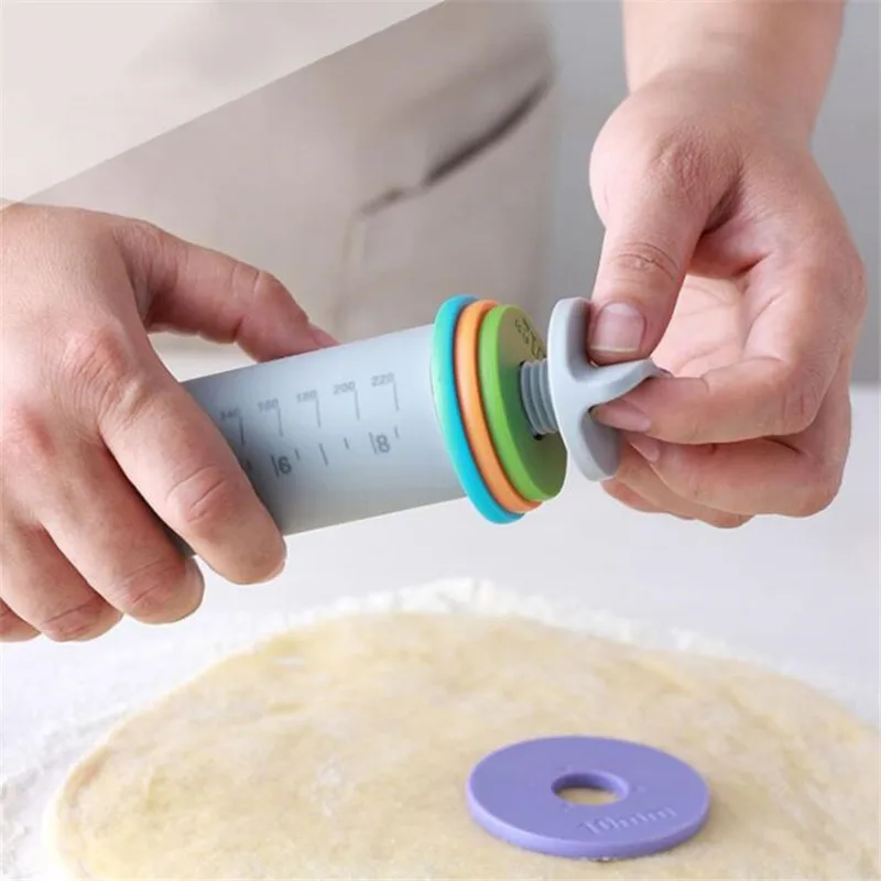 Non-Stick Силиконовая Скалка Фондант Регулируемый Mold Roller DIY украшения торта инструмент Кухня гаджеты Аксессуары для выпечки