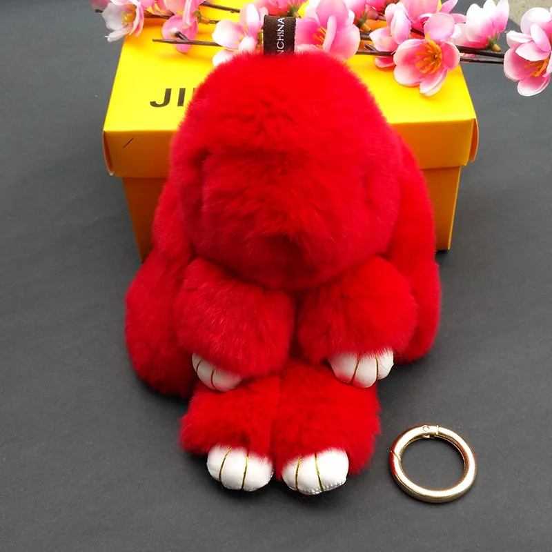 Брелок для ключей в виде кролика|fluffy ball|rabbit key chainkey chain pokemon |