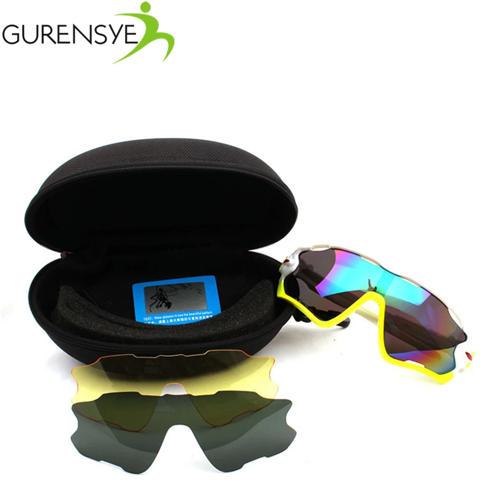 HOT SALE 3 Lens Glasses for Driving Polarized Cycling Glasses Tour De