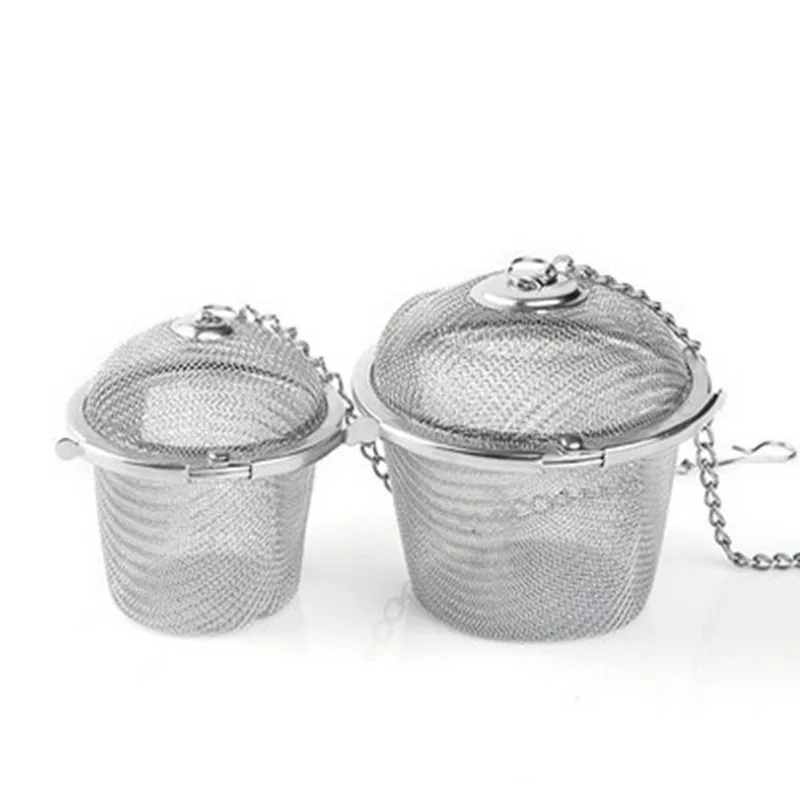 40PCS 4.5cmDiam Tea Mesh Stainless Steel Herbal Ball Infuser Tea