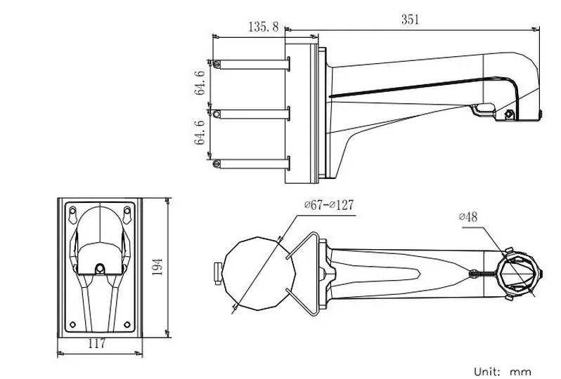 1602 POLE SIZE