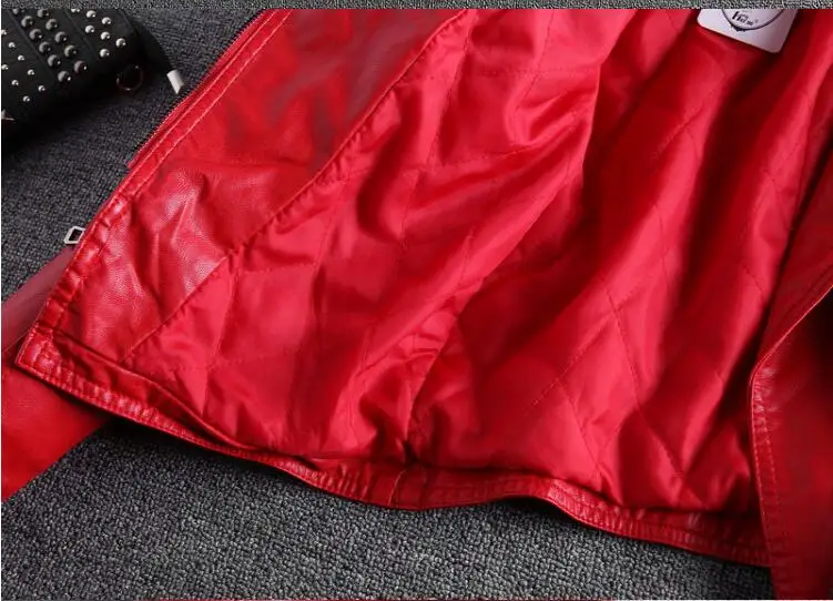 Новое поступление полный Chaquetas De Cuero Mujer 2xl 3xl кожаная куртка Pu Локомотив женские потертые куртки тонкая женская верхняя одежда