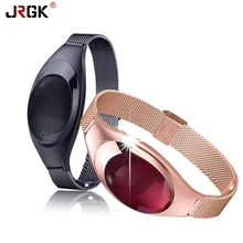 Jrgk Z18 умный Браслет крови кислородом мониторинга сердечного ритма SNS напоминание Шагомер Спорт Смарт браслет для женщины Android IOS