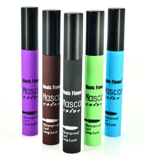 Brand 24pcs/lot Music Flower mascara japanese cosplay color waterproof