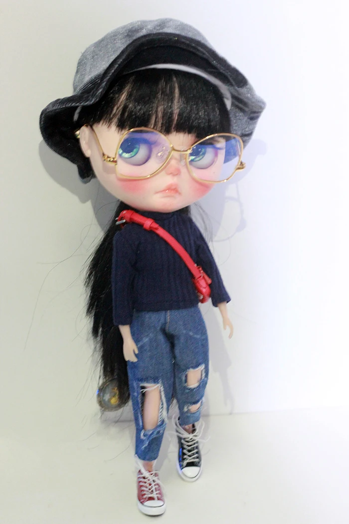 Одежда для кукол Blyth Doll OB24 свитера базовые Полосатые свитера для Azone Momoko JerryBerry Pullip Blyth аксессуары для кукол