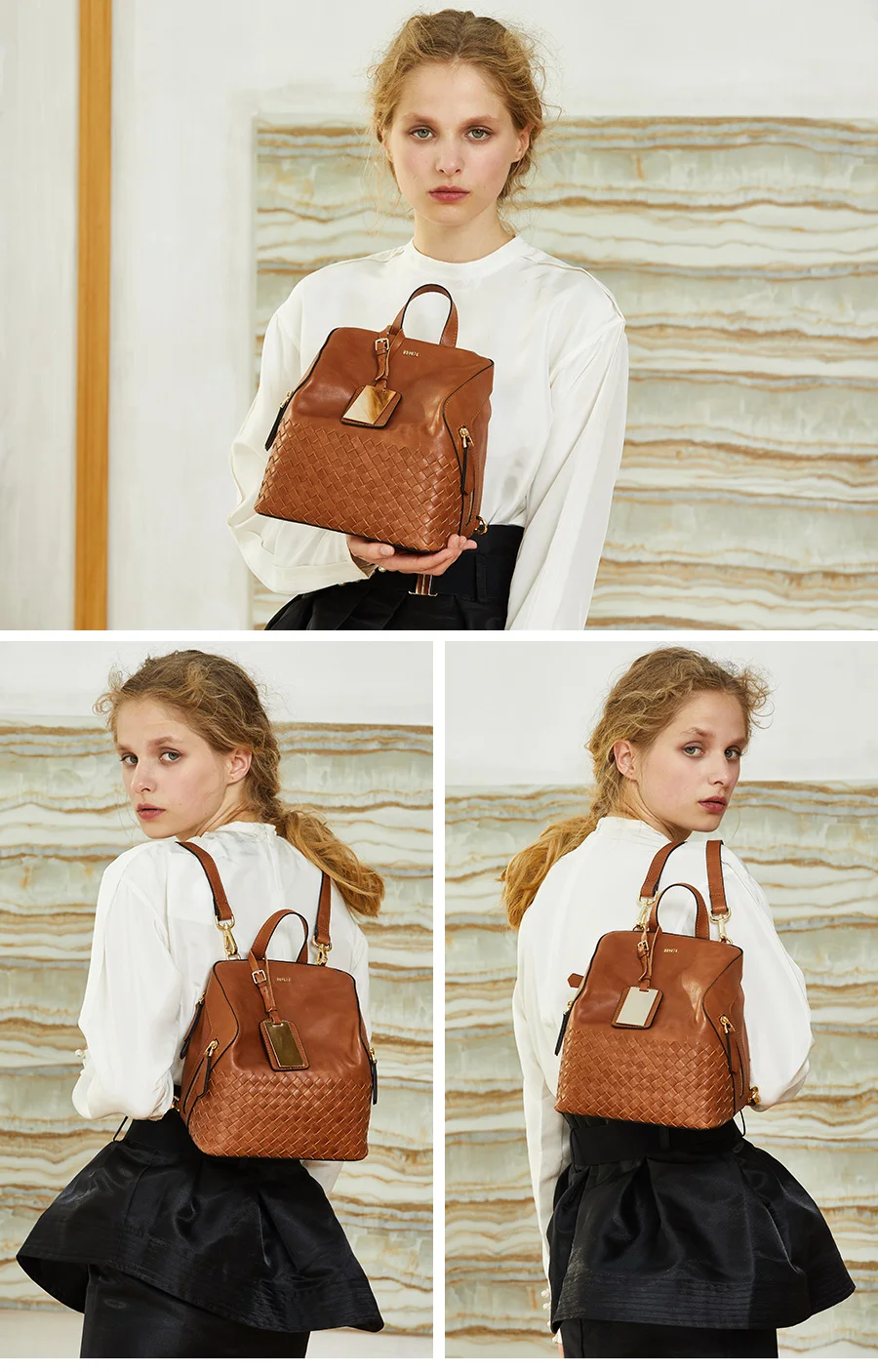 Роскошный женский рюкзак, дизайнерские сумки из натуральной кожи, Женский высококачественный тканевый рюкзак для путешествий, сумка через плечо, фирменный рюкзак