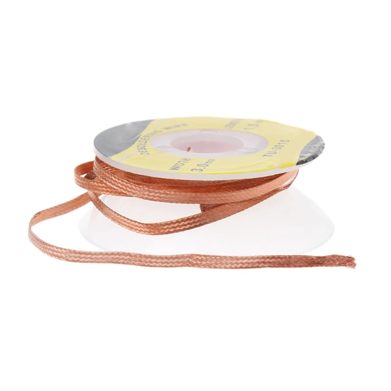 

1.5m TU-3015 3.0mm Desoldering Wick Soldering Fluxed Soldering Tin Wire Wick