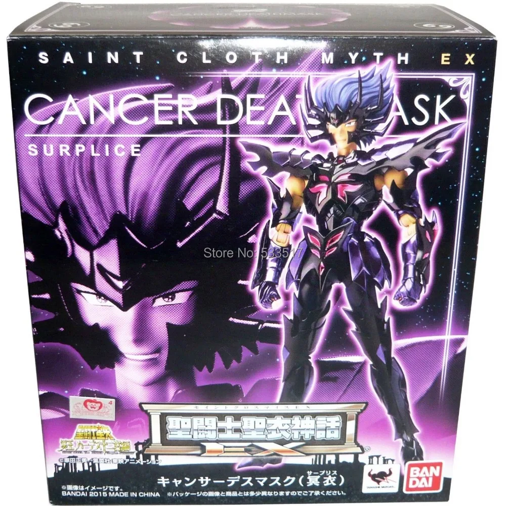 Красивый ангел-оригинальные Bandai Saint Seiya Миф Ткань EX Рак Deathmask(стихарь) фигурку