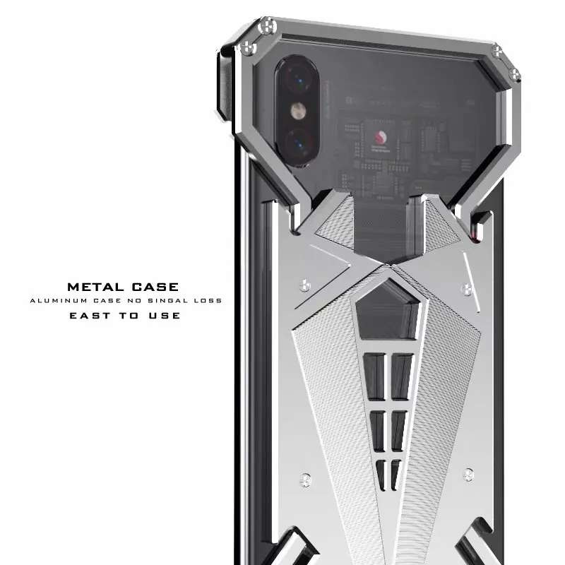 

Luxury Cool Spider- Man Case For Xiaomi MI 8 9 se Lite Metal Aluminum Alloy Shockproof Armor Cases Cover Anti-knock Fundas Coque