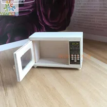 1:12 модель дома кукольный дом diy кабина мини-мебель модель аксессуары белая Микроволновая Кухня Эфирное