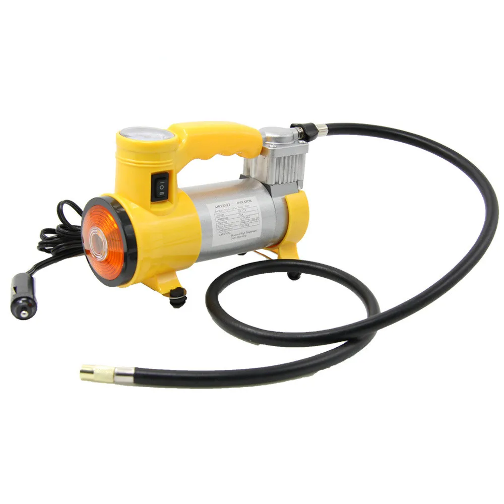 Portable Air Compressor Heavy Duty 12V 150 PSI Pump Tire Inflator Car Tool Inflatable Pump for