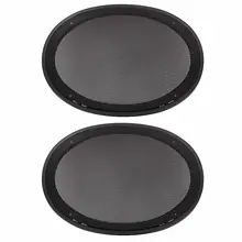 2 шт. чехол для гриля динамика " x 9" овальный ABS пластик громкоговоритель автомобильный аудио твитеры сетка гриль крышка протектор HiFi аудио DIY