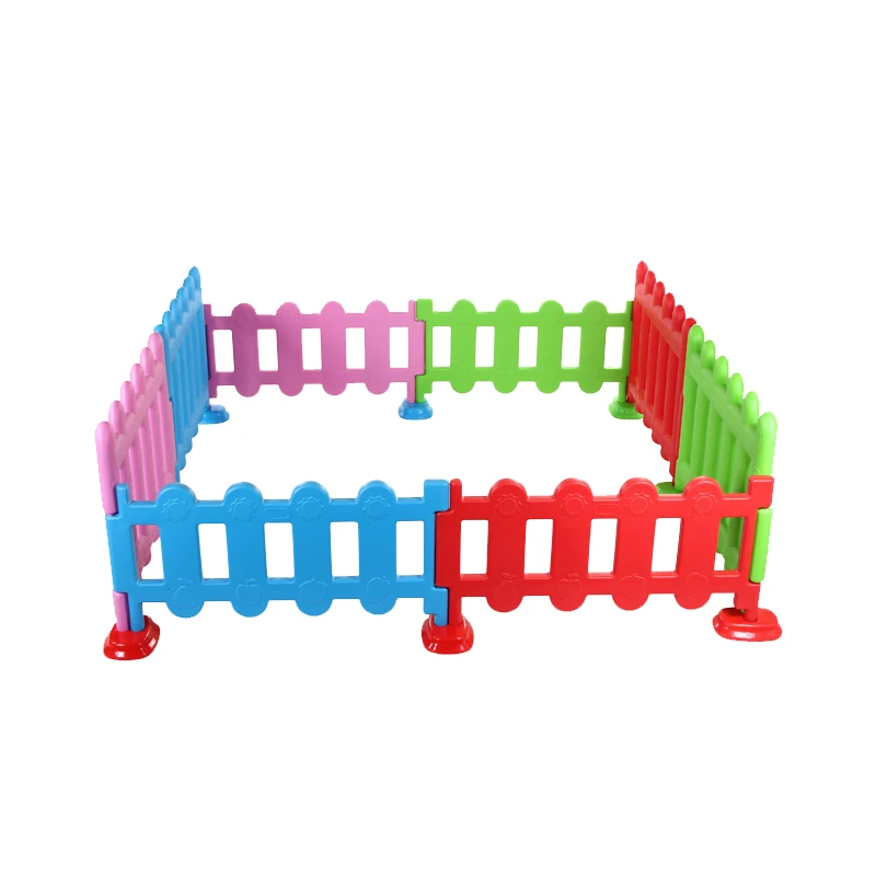 Clôture de jeu en plastique pour enfants | Petite clôture de jeu d'intérieur et d'extérieur, clôture de sécurité rampante pour bébés, barre de jeu, assembler des jouets