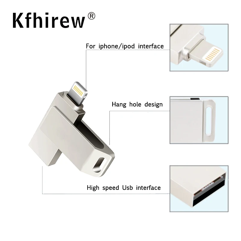 Новинка 2019 Usb флеш-накопитель iOS для iPhone/iPad USB флешка ручка-накопитель iPhone6 7 8 X XS XR
