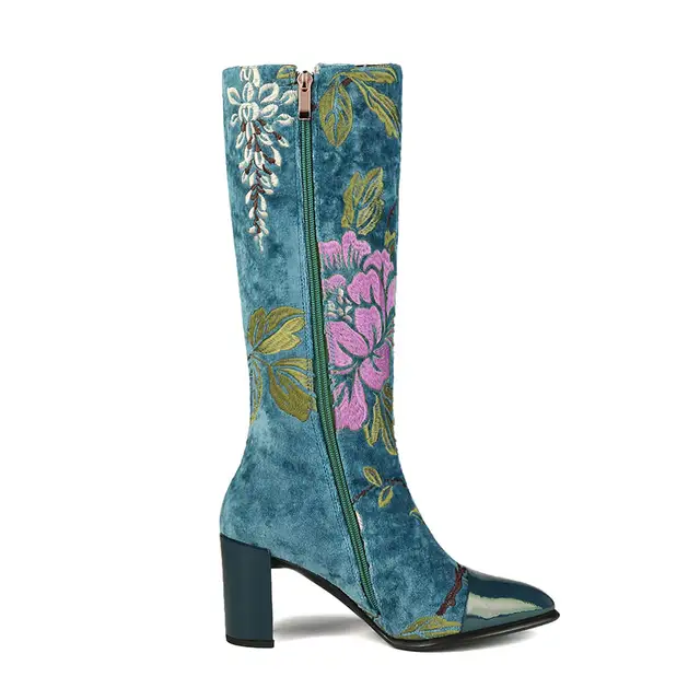 mid calf booties