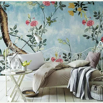 

Custom American Style Mural Flower 3d Wall Photo Murals Wallpaper Background Large Papel Mural 3d Wall Mural Wall Paper