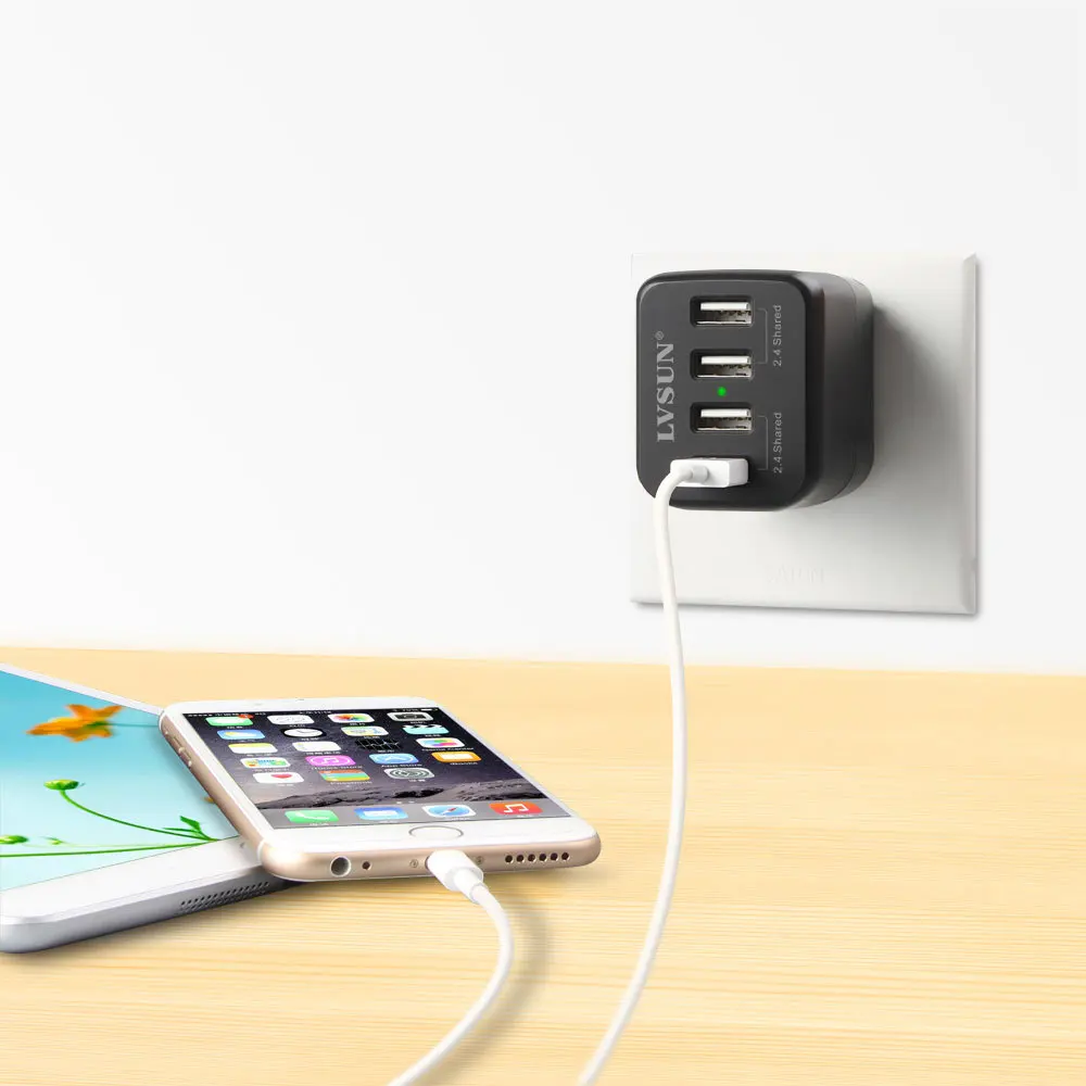 Сетевое зарядное устройство UDOLI с 4 USB портами 5 В 2 А|charger dell inspiron 1525|adapter usb to rj45charger