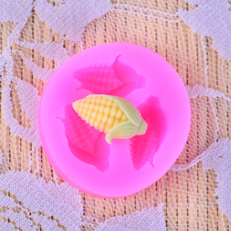 Corn Shape Silicone Fondant Mold Cake Decorating Tool Cookie Biscuit