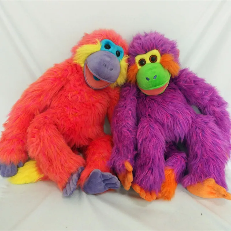 Large size 60cm Gorilla hand puppets The monkey hand puppets Stuffed