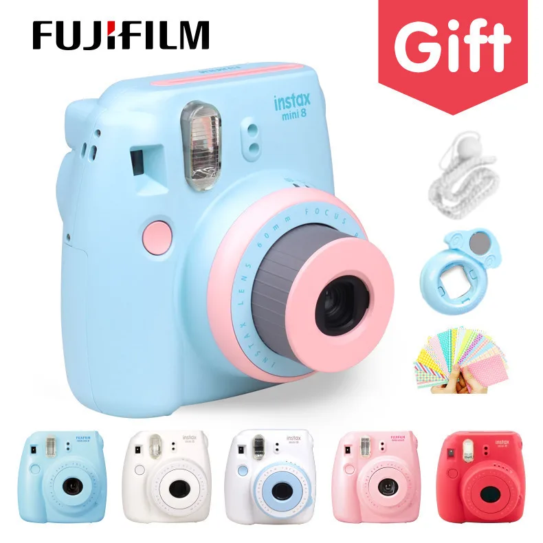 Натуральная компактная Fuji Fujifilm Instax Mini 8 Камера Мгновенной Печати регулярные