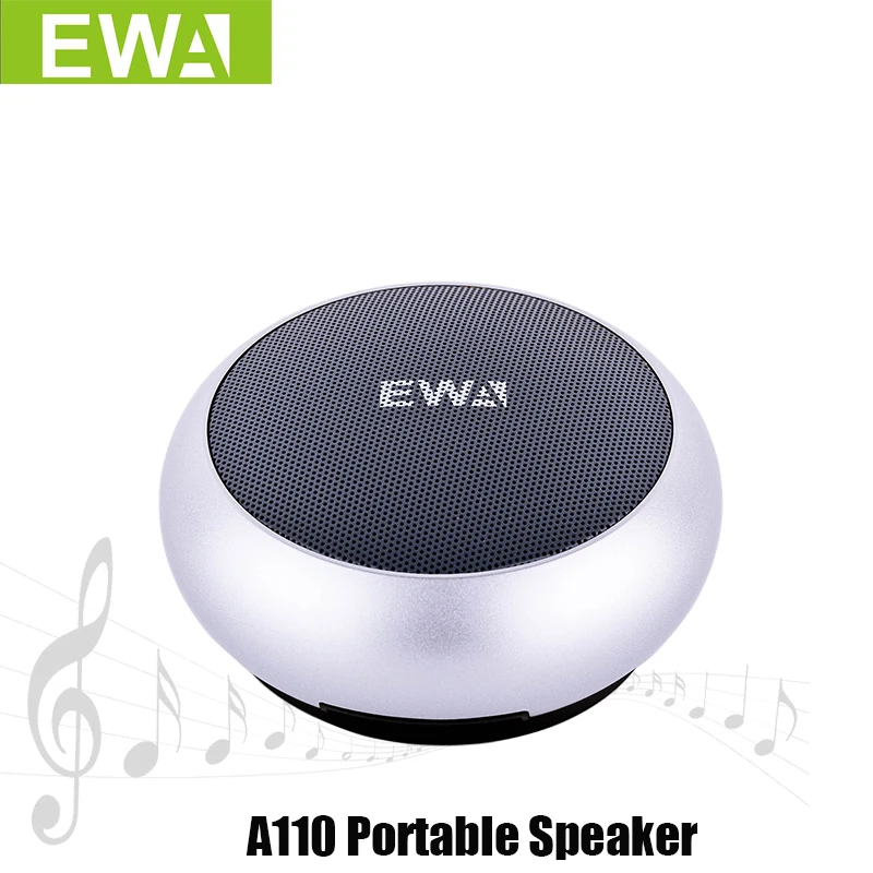 Portátil de Ewa Orador sem Fio A110 para o Telefone Alto-falante Tablet Mini Bluetooth Entrada Usb Metálico Mp3 Player Esportes Alto-falantes – pc