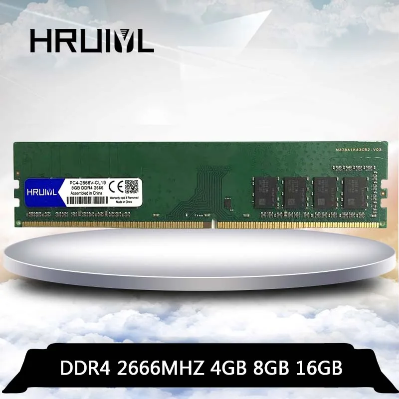

HRUIYL ddr 4 4GB 8GB 16GB ram 2666 2666V 2666mhz Desktop computer memory ddr4 PC4-2666 4G 8G 16G PC Motherboard memoria RAM dimm