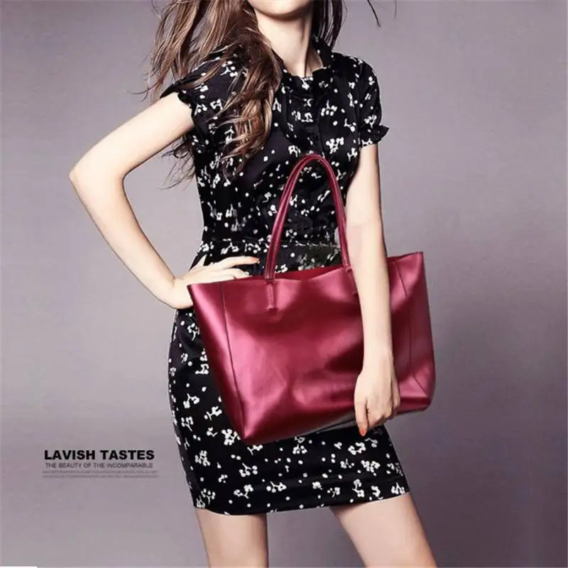 

Bags for women 2018 New fashion leather handbag large bag female leather shoulder bag large capacity shopping Ladies bag