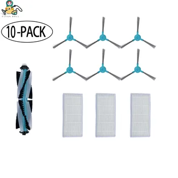 

Replacement HEPA filters side brushes main Brush roller mop rags for cecotec conga 1390 conga 1290 brush vacuum Cleaner parts