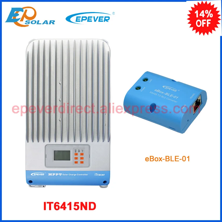 

eBOX-BLE-01 bluetooth function connect solar panel regulator with mobile phone APP IT6415ND 60A 60amp mppt EPEVER