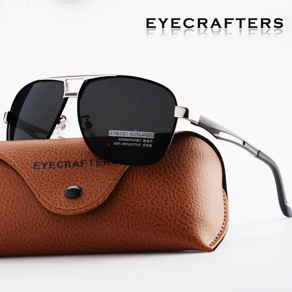 Eyecrafters дизайнерские HD поляризационные солнцезащитные очки мужские водительские