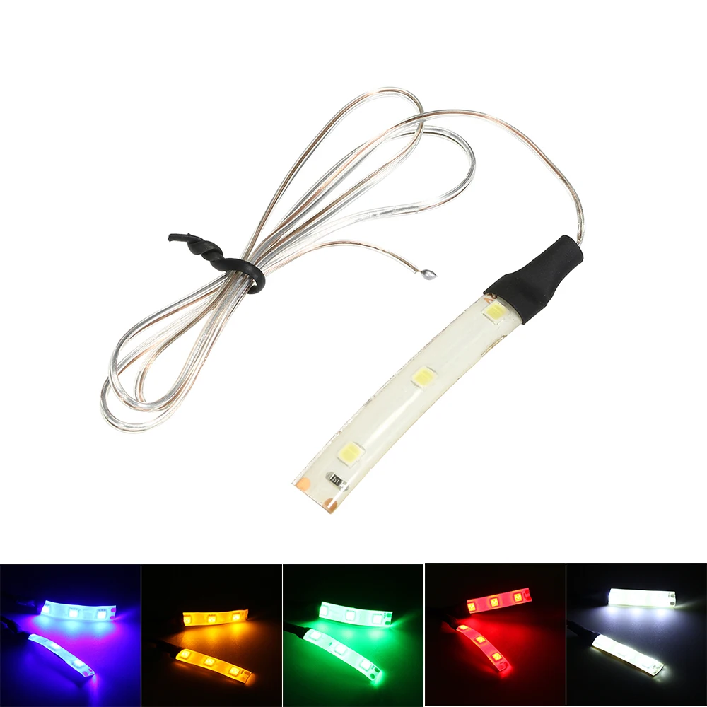 

Car Accessories 3SMD LED Strip Lights for Cup Holder Glove Box Foot Area 5 Colors Optionl Waterproof
