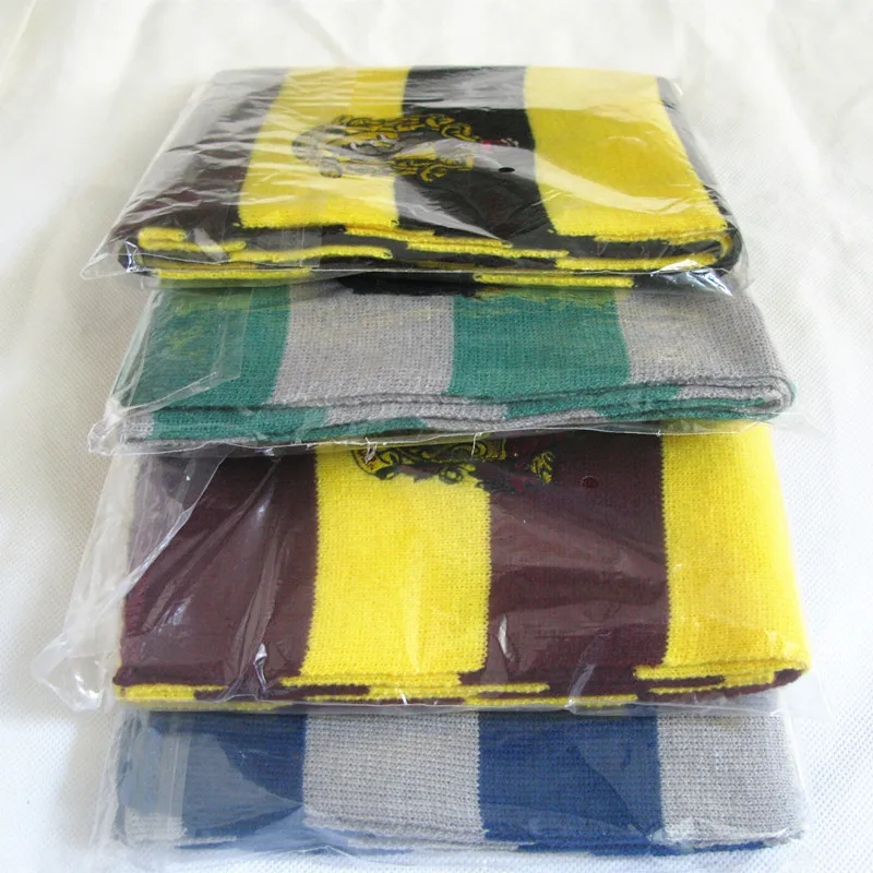 Зимний унисекс кашемировый шарф Гриффиндор шарф студенческий шарф 4 цвета для костюма Харриса