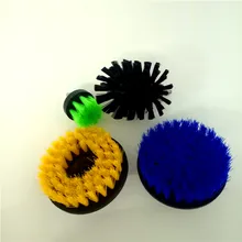 4 шт. разноцветная электрическая насадка в виде щетки мощный жесткий очищающий Набор для очистки для поверхности ванной комнаты Набор ручных инструментов