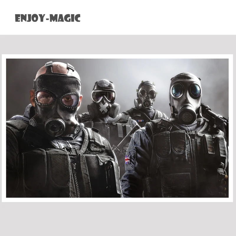 Home Decor Canvas Poster Rainbow Six Siege Painting Living Room Wall