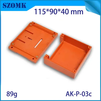 

10 pieces, 115*90*40mm diy electronic shell case abs control enclosure plastic housing project enclosure din rail box