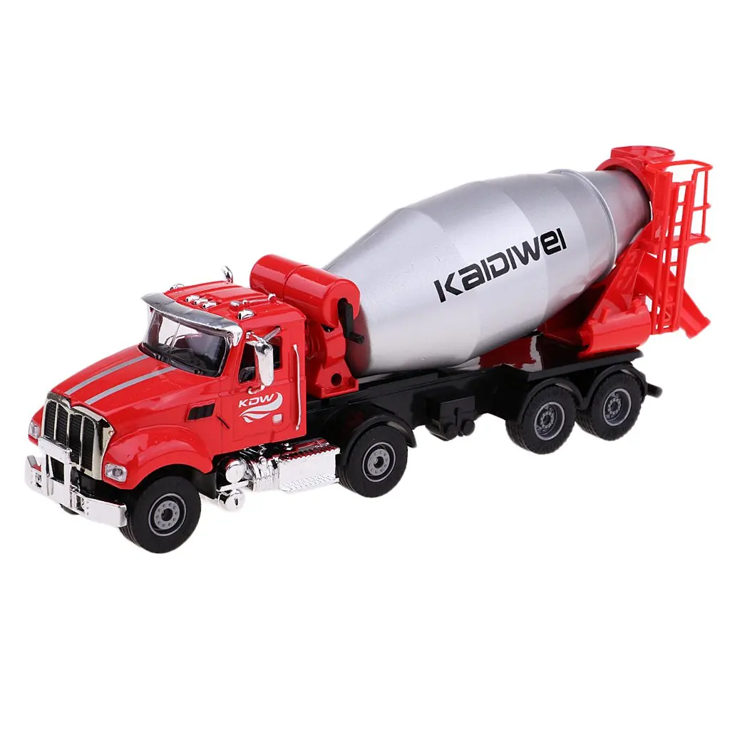 

1:50 Mini Concrete Mixer Truck Die-cast Engineering Car Vehicle Model Educational Toys Birthday Gift for Children Kids Toddler