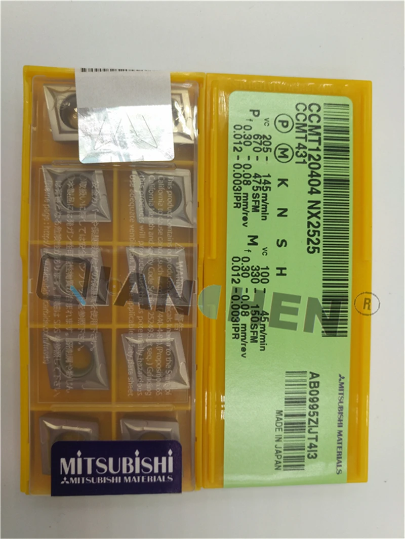 Mitsubishi 10 шт./лот CCMT120404 NX2525|Токарный инструмент| |