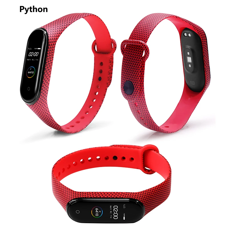 Универсальный ремешок BOORUI Miband 3 4 pulsera inteligente для xiaomi mi3 mi4 смарт браслеты с