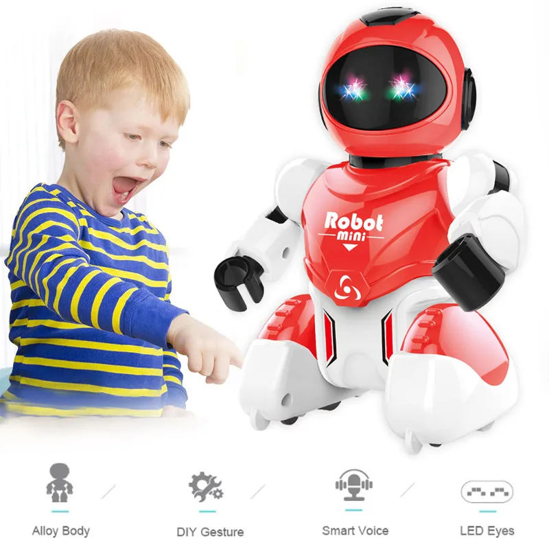 Talk Robot Smart Robot Rc Dancing Robot Rc Plastic Talk Music Educational Durable Party Gift Puzzle Model Rc Toy