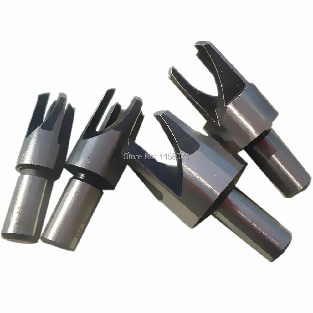 4pcs Carbon Steel Carpentry Wood Plug Cutter Cutting Tool Drill Bits