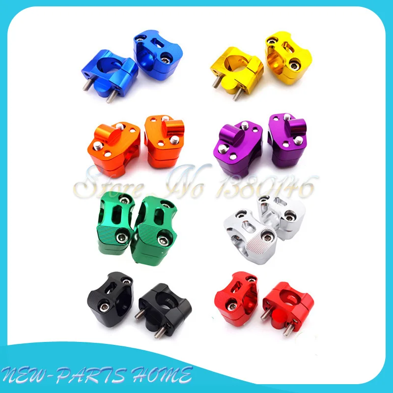 

CNC Fat 1 1/8'' 28mm Handlebar Handle Bar Clamp Adapter Risers Taper For Pit Pro Dirt Motor Bike ATV Quad Motocross