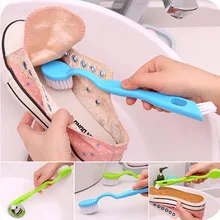 New Double Head Long Handle Cleaning Brush Wash Shoes Special Brush Cleaning Brush Home Daily Shoes Brush