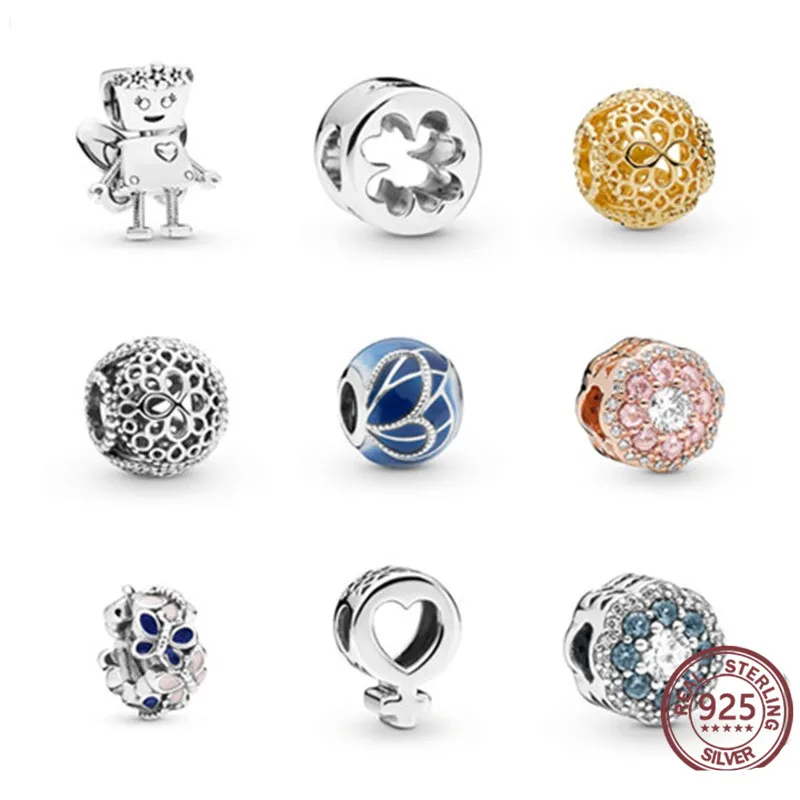 

Genuine Silver 925 Angel bead charm 2019 spring collection NEW original Female fit bracelet Exquisite Gift Manufacturers Wholes