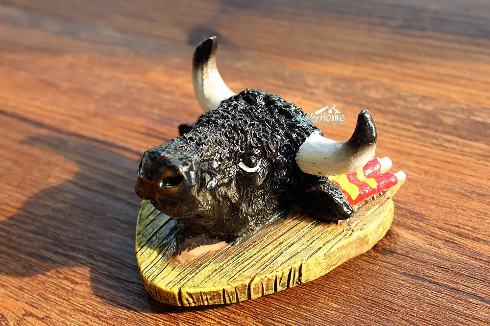 

Spain Bullfight OX HEAD Tourist Travel Souvenir 3D Resin Fridge Magnet Craft